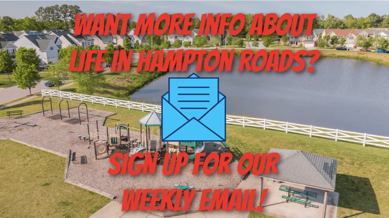 Life in Hampton Roads Va Email Sign Up