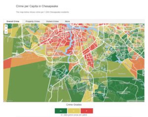 Crimegrade.org Rankings Chesapeake, Virginia