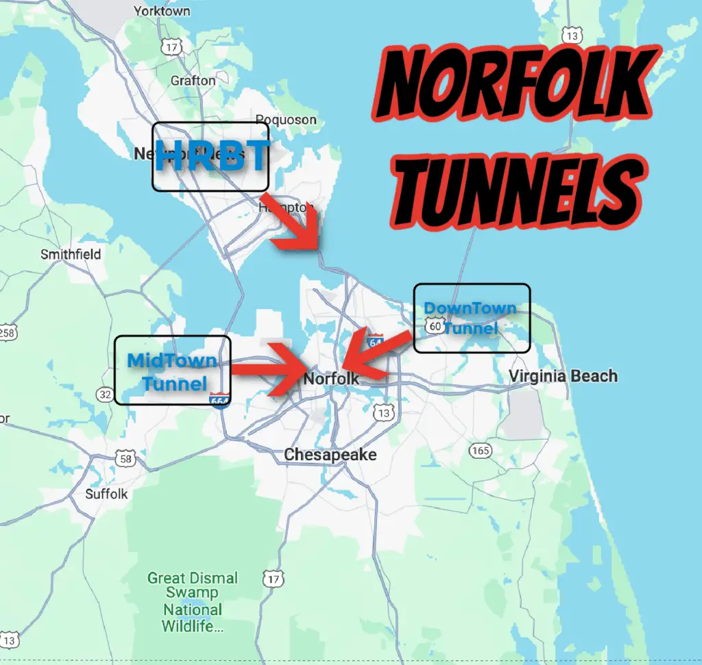 Norfolk, Virginia Tunnels