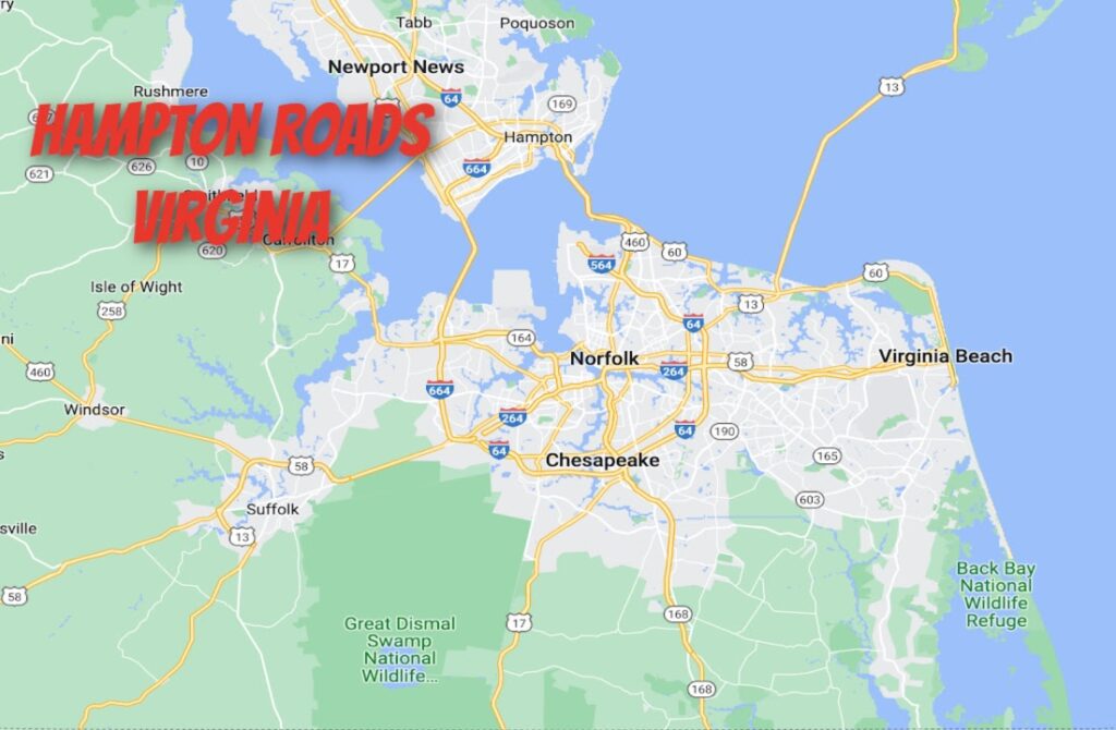 Hampton Roads Virginia Map