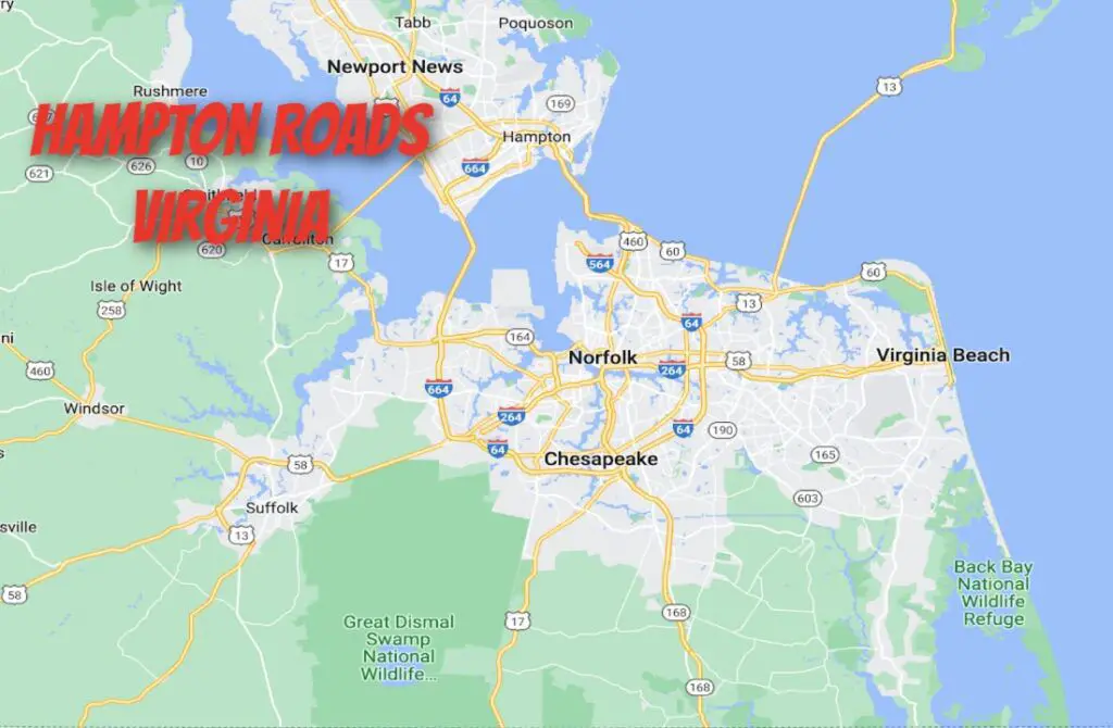 Hampton Roads Virginia Map